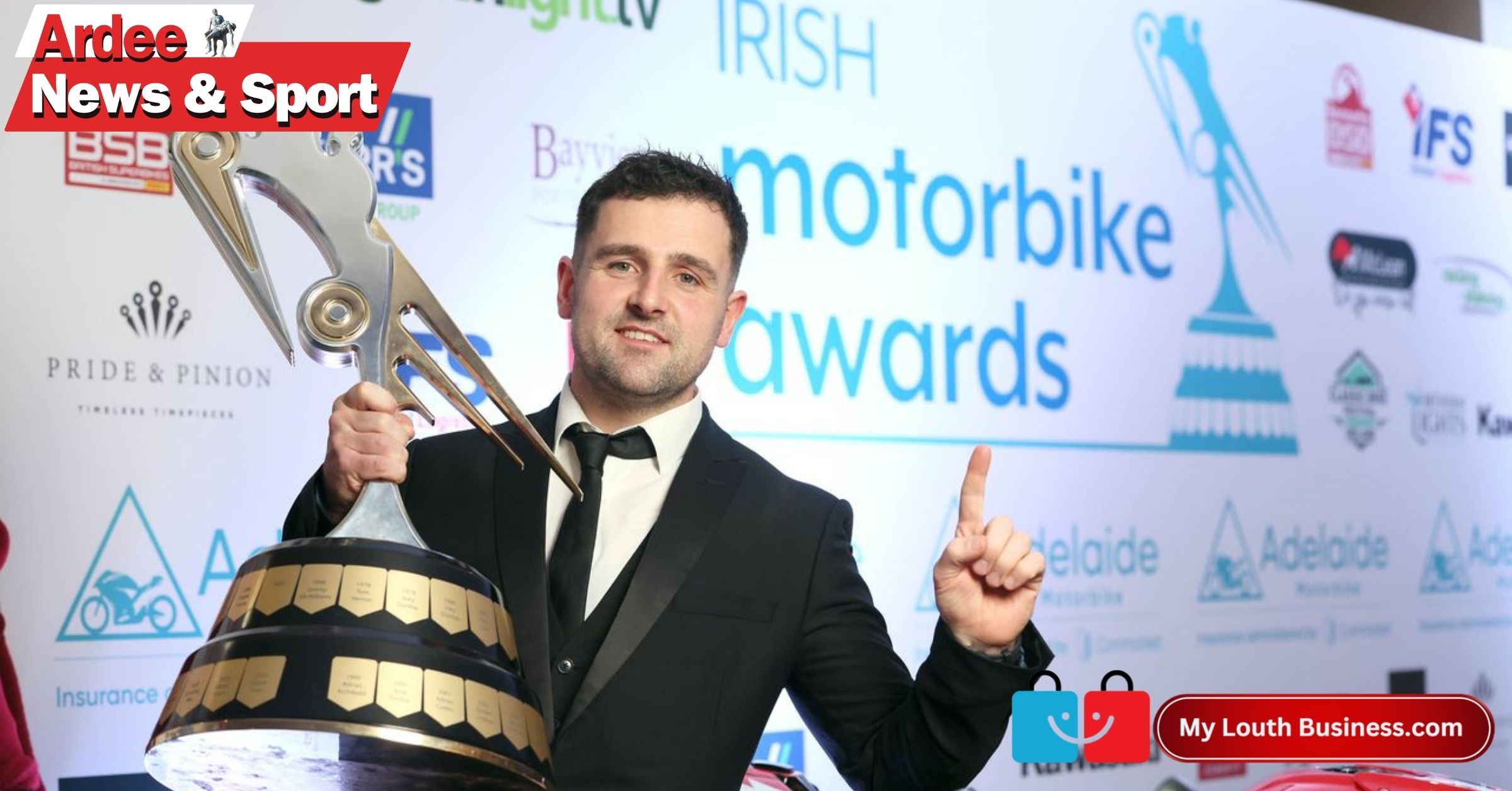 Michael Dunlop Crowned Irish Motorcyclist of the Year at Star-Studded Belfast Awards