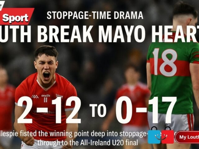 Louth Break Mayo Hearts in Stoppage-Time Thriller to Reach All-Ireland U20 Final