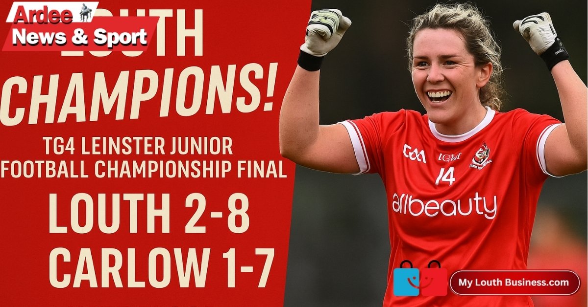 Louth Claim Back-to-Back Leinster Titles as Flood’s Double Sinks Carlow in Junior Final