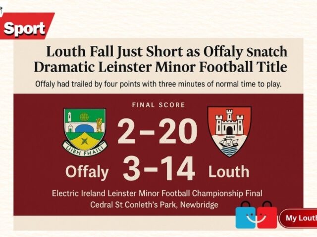 Louth Fall Just Short as Offaly Snatch Dramatic Leinster Minor Football Title