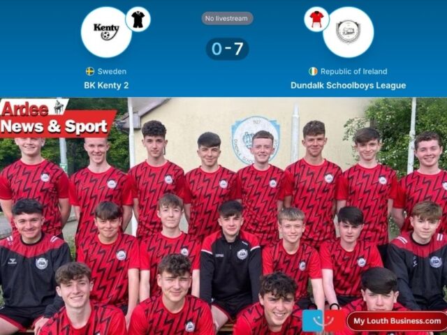 Dundalk Schoolboys League dominate BK Kenty 7-0 in Gothia