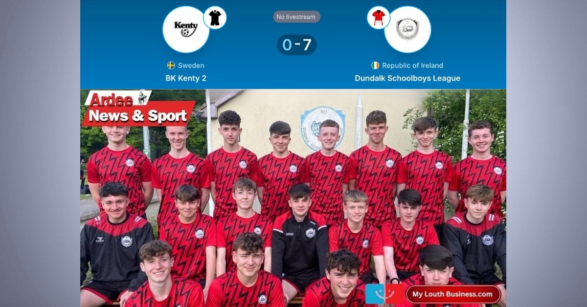 Dundalk Schoolboys League dominate BK Kenty 7-0 in Gothia