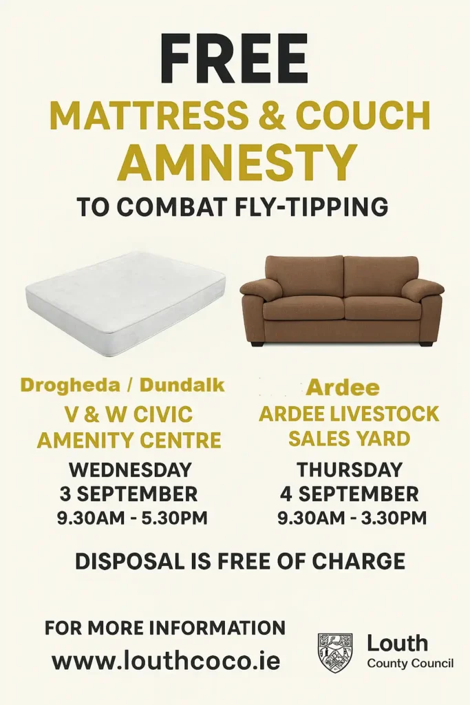 Free Mattress Amnesty Helps Louth Tackle Fly-Tipping