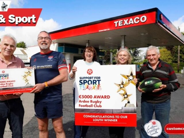 Ardee Rugby Club wins €5,000 Texaco Sport Award boost