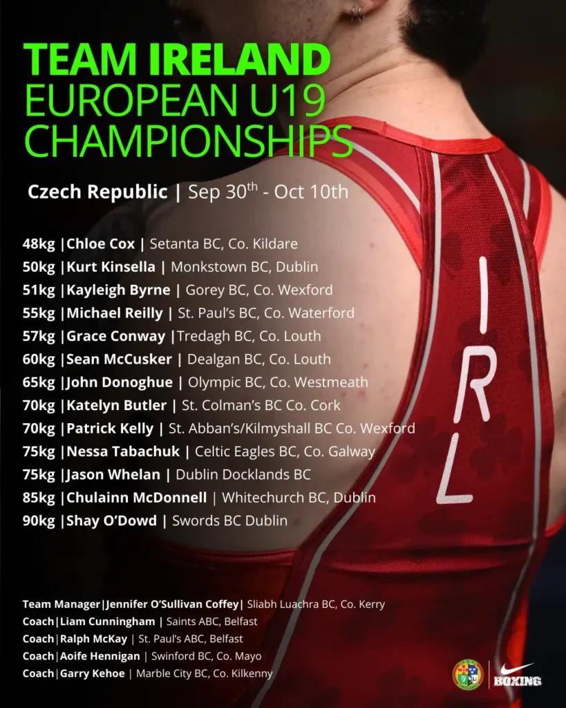 Two Louth boxers join Team Ireland for Euro U19 contest