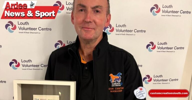 Dundalk Dog Rescue’s Paddy Monahan Honoured with Louth Volunteer Leader Award