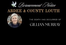 Gillian Murray (née Davidson). Essexford, Killanny, Co. Louth. 25th March 2026