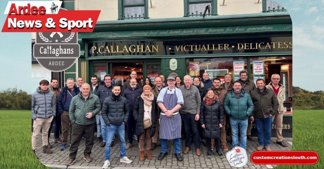 Spanish Beef Farmers Visit Callaghan Butchers in Ardee