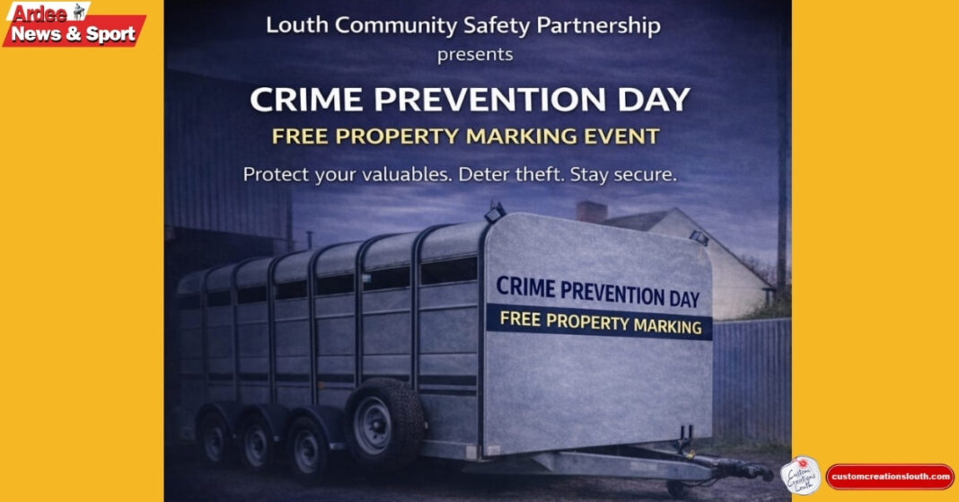 Ardee Free Property Marking Event: Crime Prevention Day 2026