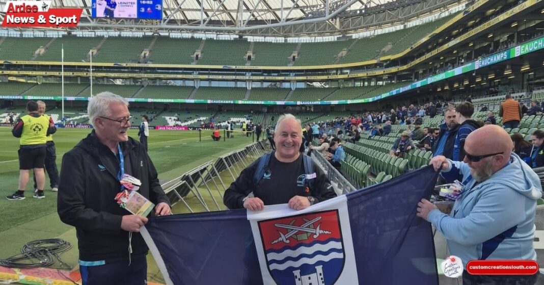 Ardee Rugby Legend Mick Lennon Blows Final Whistle at Aviva Stadium