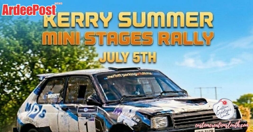ARDEE NEWS SPORT Ardee Man Domhnall Lennon Named in Top 10 for Rose Hotel Kerry Summer Mini Stages Rally