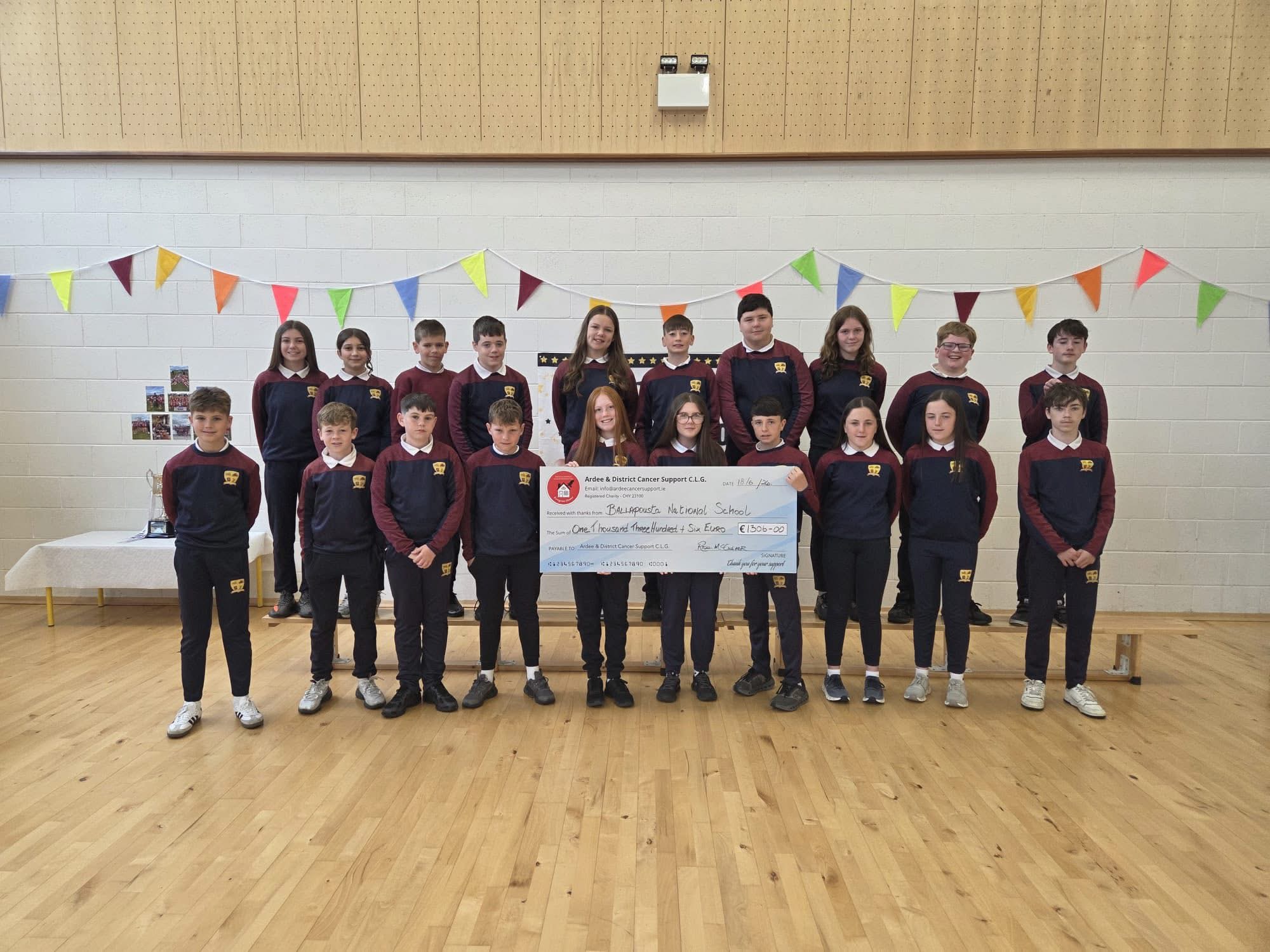Ballapousta National School Cake Sale for Ardee Cancer Support