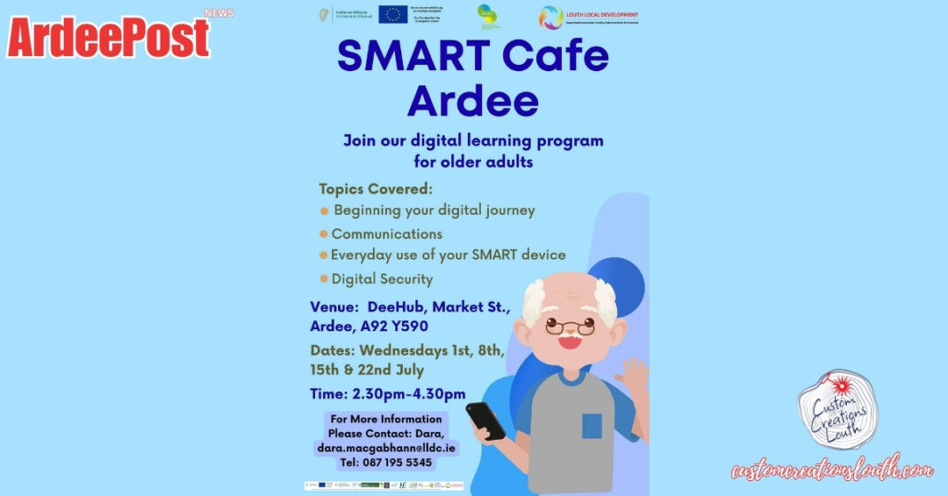 SMART Café Ardee: Free Digital Skills Classes for Older Adults at Dee Hub