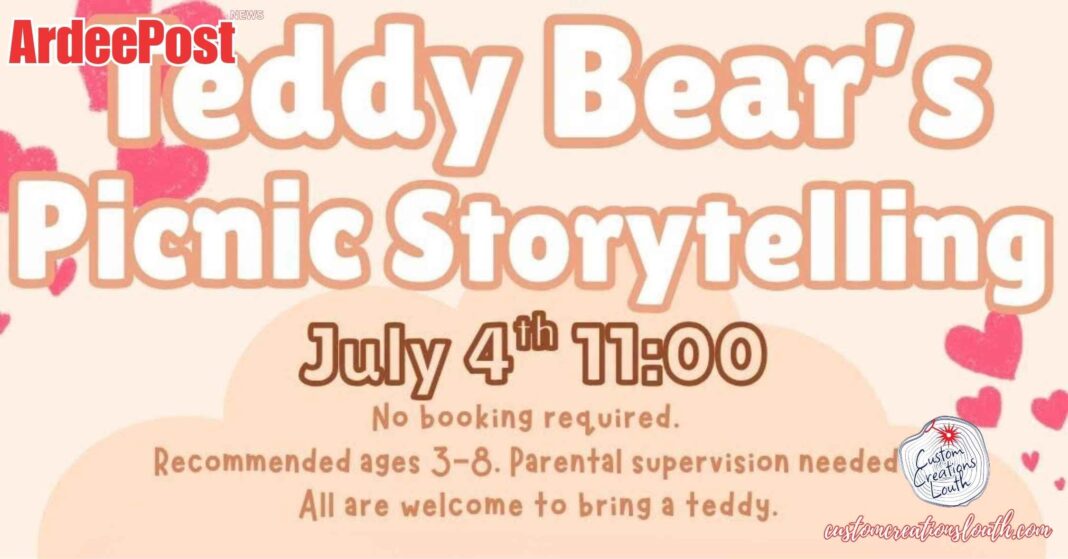 ARDEE NEWS SPORT Teddy Bear’s Picnic Storytelling Coming to Ardee Library This Saturday